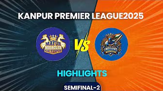 Kanpur Premier League 2025 | Match Semifinal-2 | Highlights | Intense Cricket Battle! 🏏🔥