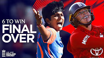Dramatic IT20 Ending! | Last Ball THRILLER | England Women v India backdrop