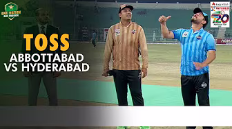 Toss | Abbottabad vs Hyderabad | Match 18 | National T20 Cup 2025 | PCB | M2L1