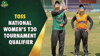 Toss Update | Stars vs Challengers | National Women's T20 Tournament Qualifier | PCB background