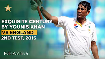 PCB Archive - Younis Khan bats splendidly for his 31st Test 💯 | PAK vs ENG 2nd Test 2015 | M4C2A