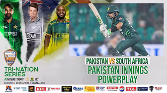 Pakistan Innings Powerplay | Pakistan vs South Africa | 3rd ODI | Tri-Nation Series 2025 | M2J1A