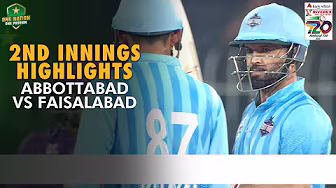 2nd Innings Highlights | Abbottabad vs Faisalabad | Match 21 | National T20 Cup 2025 | PCB | M2L1