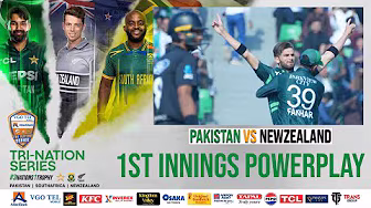 1st Innings Powerplay | Pakistan vs New Zealand | 1st ODI | Tri-Nation Series 2025 | PCB | M2J1A