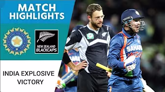 India vs New Zealand | Match Highlights | Sehwag, Raina & Dhoni Dominate