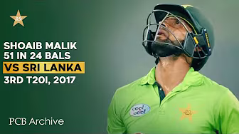 PCB Archive - Rapid Half-Century By Shoaib Malik 💪 | PAK vs SL 3rd T20I 2017 | M6C2A