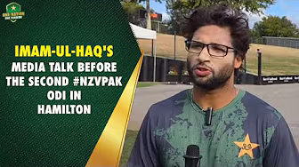 Pakistan batter Imam-ul-Haq's media talk before the second #NZvPAK ODI in Hamilton