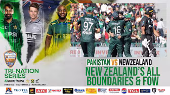 Let's Recap New Zealand's All Boundaries & Fall of Wickets | 1st ODI | Tri-Nation Series 2025 | PCB