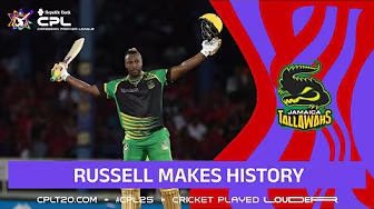 Andre Russell Smashes FASTEST-EVER CPL Century and Half Century!
