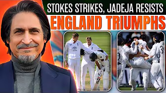 Stokes Strikes, Jadeja Resists, England Triumphs | Eng Vs India | Ramiz Speaks background