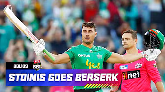 Marcus Stoinis Goes Crazy With 147* Off 79 Balls! | #BBL09 background