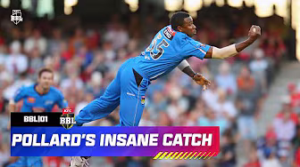 Kieron Pollard's INSANE Big Bash Catch background
