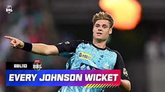 Every Spencer Johnson Wicket! | #BBL13 background