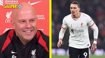 "I Can Accept Every Miss!" Arne Slot DEFENDS Darwin Nunez For Open Goal Miss Against Aston Villa! background