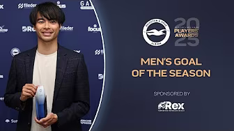 Men's Goal Of The Season | Kaoru Mitoma background