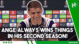 Are Spurs no longer a BANTER club? Micky van de Ven after winning Europa League background