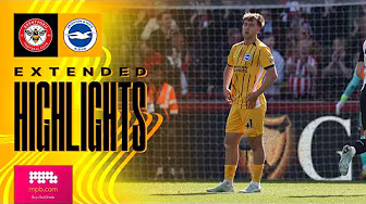 EXTENDED HIGHLIGHTS | Brentford v Brighton | Premier League background