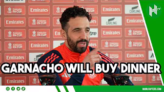 Garnacho will PAY for team dinner! | Man Utd boss Ruben Amorim background