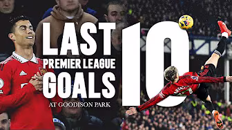 Last 10 Premier League Goals At Goodison โฝ๏ธ๐ต๐๐ด background