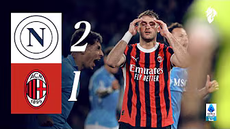 Narrow defeat at the Maradona | Napoli 2-1 AC Milan | Highlights Serie A background