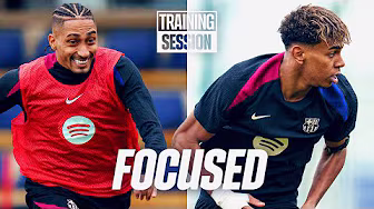 FOCUS: SHARP. MINDSET: UNSTOPPABLE ⚽🚀 | FC Barcelona training 🔵🔴 background