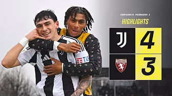 HIGHLIGHTS Primavera 1 | Juventus 4-3 Torino | A LAST-GASP WIN! Pugno's goal in the 95th minute background