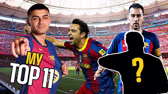 PEDRI | MY TOP 11 (ALL-TIME BARÇA LEGENDS) | FC Barcelona 🔵🔴