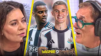 "A LOT OF UNCERTAINTY!" Tony Cascarino claims Newcastle are in LIMBO with Isak and Sesko!