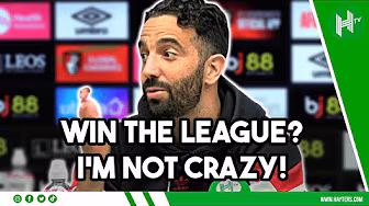 Win the league? I'm NOT CRAZY! | Ruben Amorim | Bournemouth 1-1 Man Utd