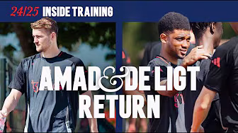 Amad & De Ligt Return! | Inside Training
