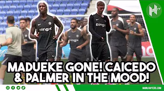 Madueke GONE, Caicedo FIT & Palmer READY | Chelsea train ahead of CWC Final background
