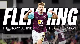 đȘ Flemming Explains His Iconic Celebration | INTERVIEW | Coventry City v Burnley background