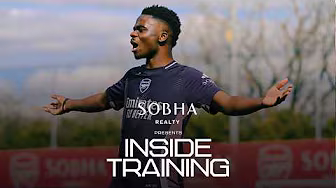 BUKAYO SAKA IS BACK! | INSIDE TRAINING | Fired up for Fulham ๐ฅ | Premier League background