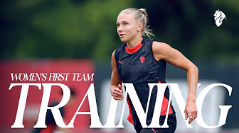 Le Rossonere preparano il test con i Glasgow Rangers | Allenamento Femminile backdrop