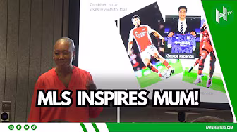 Arsenal star Myles Lewis-Skelly INSPIRES mum to help football's next generation