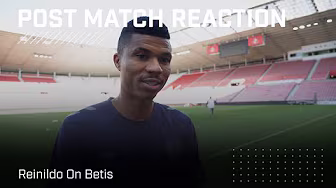 "We will be ready for the first game" | Reinildo Post Real Betis | Interview background