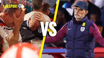 “BACKWARDS PASSING!” England fans call into the Sports Bar FUMING with Tuchel’s tiresome football