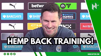 Lauren Hemp BACK in training! She hopes to RETURN in March! Gareth Taylor