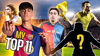 MARC BERNAL | MY TOP 11 (ALL-TIME BARÇA LEGENDS) | FC Barcelona 🔵🔴 background