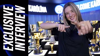 KARÓLÍNA LEA VILHJÁLMSDÓTTIR | INTERVISTA ESCLUSIVA 🎙️⚫🔵 #WelcomeKarólína #InterWomen background