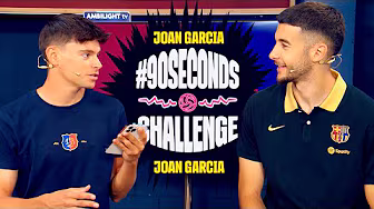 🤔😂 JOAN GARCIA FACES THE 90 SECONDS CHALLENGE | FC BARCELONA 🔵🔴