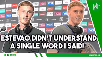 Estevao didn't understand a SINGLE WORD I said! Palmer LOVES Chelsea’s latest signing