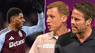 "He looks like he's loving every second of it" | Redknapp & Sidwell on Rashford's start at Villa