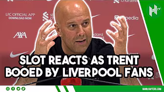 I WILL NOT DROP TRENT! Slot reacts as Liverpool fans BOO Alexander-Arnold | Liverpool 2-2 Arsenal background