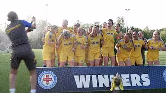 Champions! Exclusive footage as Leeds United Women lift County Cup background