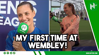 Nathalie Bjorn | FA Cup final preview | Chelsea v Man United backdrop