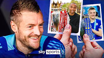 Were Leicester BETTER than the Invicibles!? | Jamie Vardy Sticker Book Challenge background