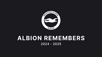 Brighton & Hove Albion Remembers 2024/25 background