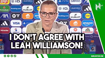 CHEAP & EMOTIONAL? Wiegman DISAGREES with Leah Williamson after France defeat | Euro 2025