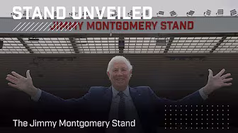"'I'd like to thank everyone from the bottom of my heart." | Jimmy Montgomery Stand Unveiled background